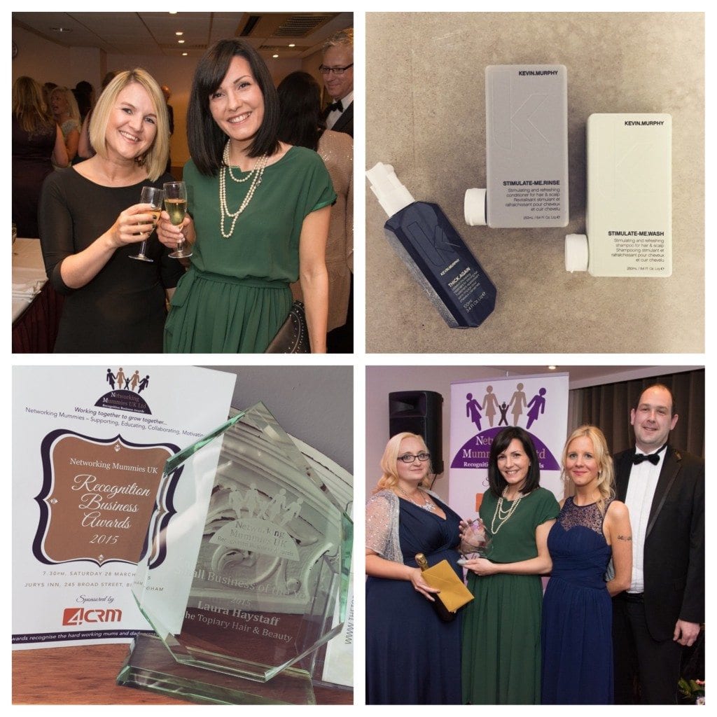 The Topiary Salon - Winner Small Business of the Year - Networking Mummies Business Awards